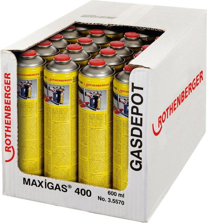 Produktbild Rothenberger Maxigas 400 Gaskartusche 600ml 1St.