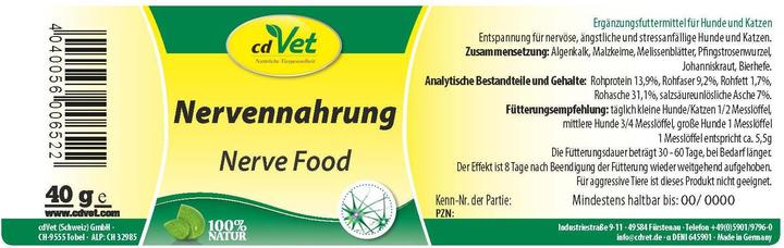 Produktbild cdVet Nervennahrung (Adult, 1 Stk., 180 g)