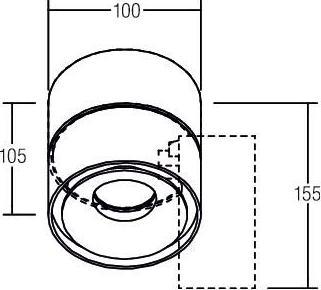 Actual product image Brumberg LED ceiling spot (675 lm)