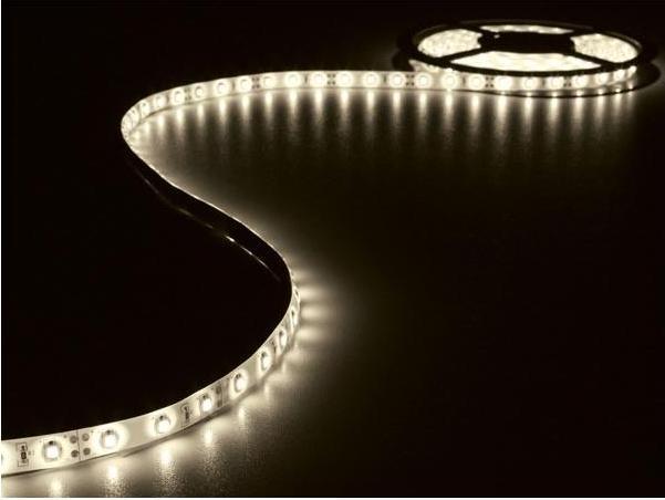 Actual product image Velleman FLEXIBLE LED STRIP - WARM WHITE - 300 LEDs - 5 m - 12 V (Neutral White, 500 cm, Indoor)