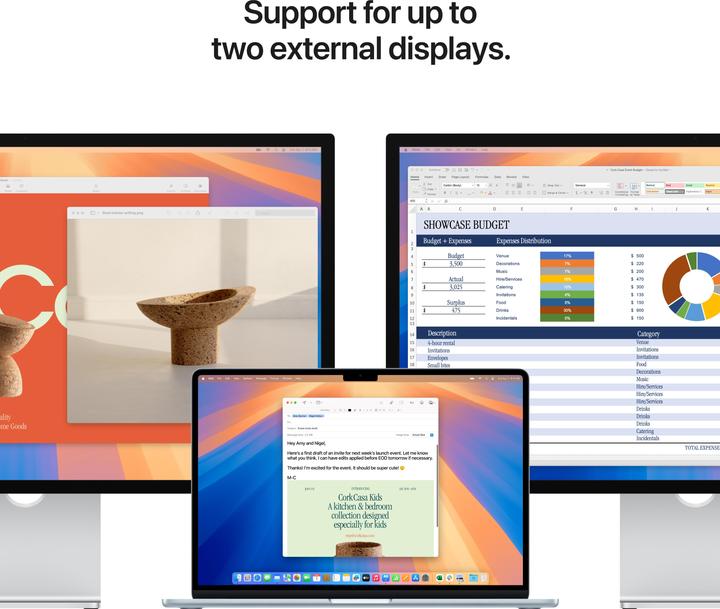 Actual product image Apple MacBook Air – 2025 (15.30", M4, 24 GB, 512 GB, DE)