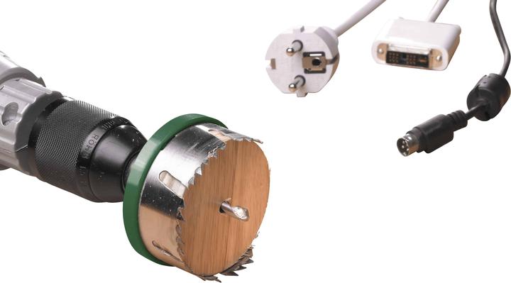 Actual product image kwb Hole saw set 46-94 7-piece battery (46, 53, 59, 73, 66 mm, 82 mm, 94 mm)