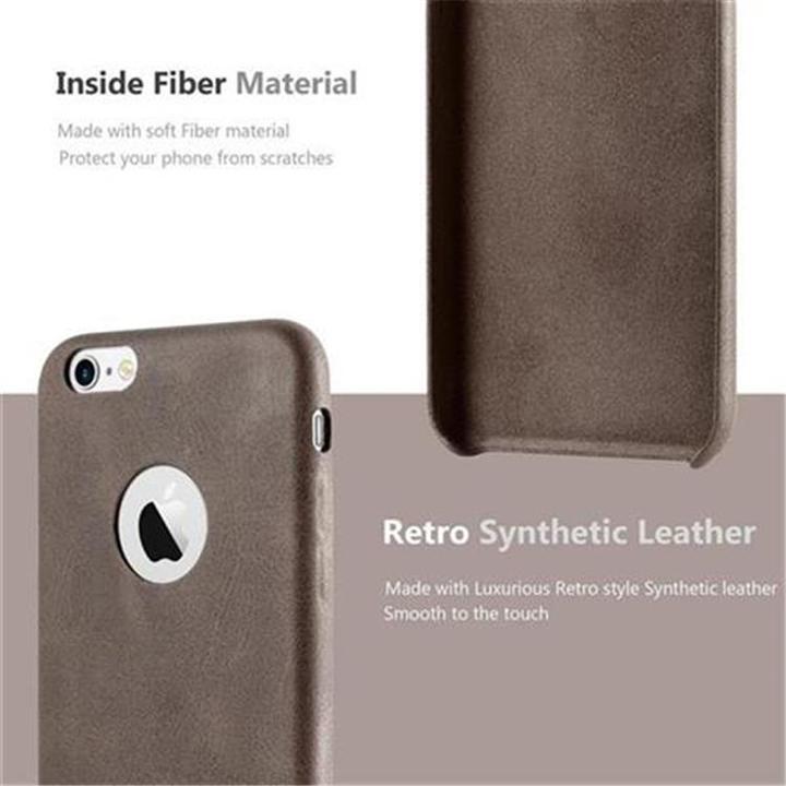 Image du produit Cadorabo Couverture rigide en similicuir avec structure (Apple iPhone 6)
