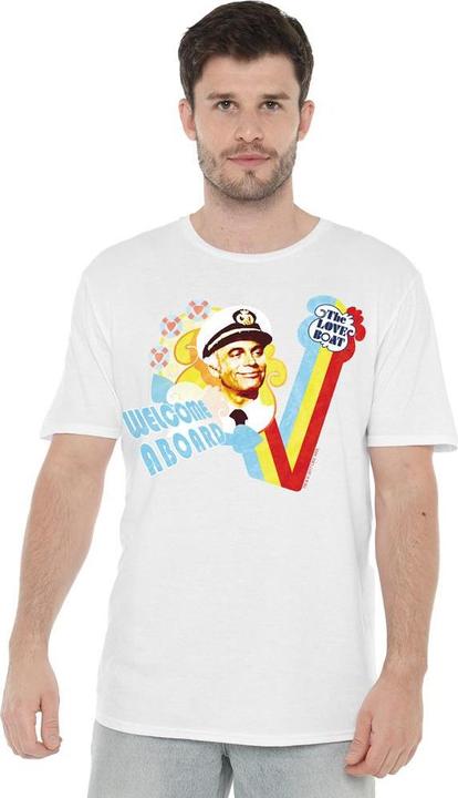Immagine prodotto The Love Boat Welcome Aboard Maglietta Uomo (L)
