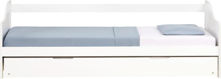 Produktbild Floki24 Kinderbett Funktionsbett Jugendbett Ausziehbett Kojenbett Gästebett - weiss, 90 x 200 cm (90 x 200 cm)