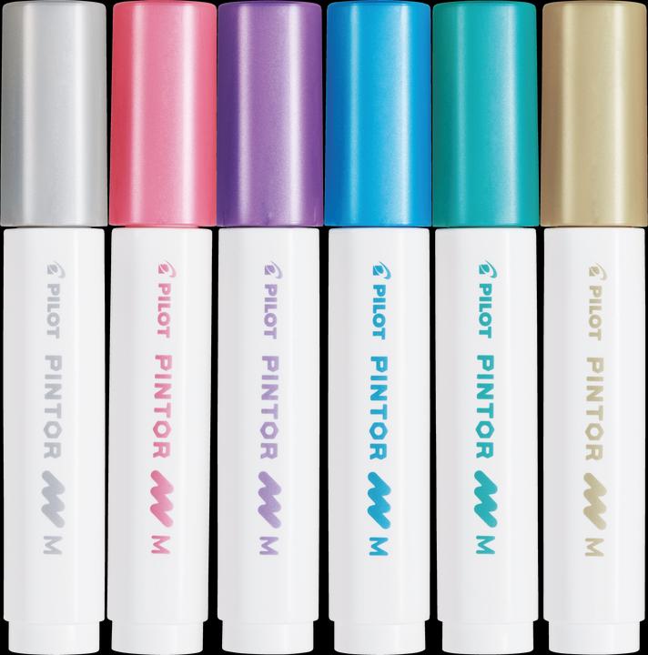 Produktbild Pilot Pintor Medium Set à 6 Metallic (Metallic, 4.50 mm, 6 x)