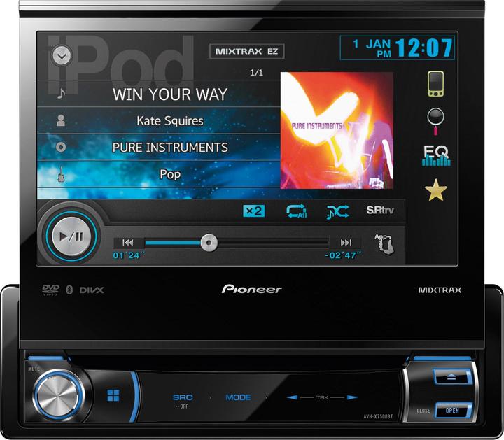 Actual product image Pioneer Avh-X7500bt