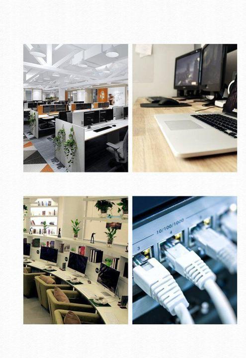 Productafbeelding Ugreen RJ45 LAN Ethernet Cat6 UTP 1 Gbit (U/UTP, CAT6, 2 m)