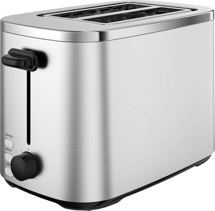 Produktbild MasterPRO Toaster mit eingebautem Brötchenaufsatz Schwarz/Edelstahl (EU-Stecker)