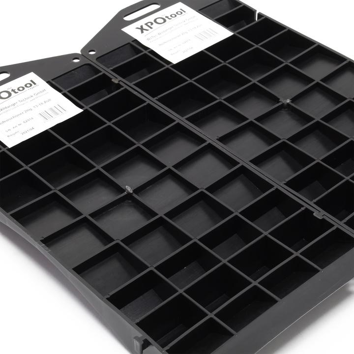 Produktbild XPOtool Reifenschoner 2tlg. Set 13-18 Zoll Reifenbett Standplatten Reifenschutz