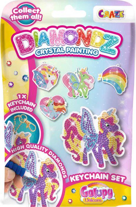 Craze Galupy Unicorn Keychain Set