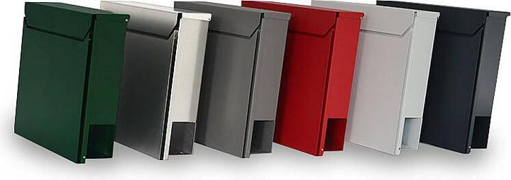 Productafbeelding SafePost 800 Brievenbus grijs-grijs. RAL9007 mat