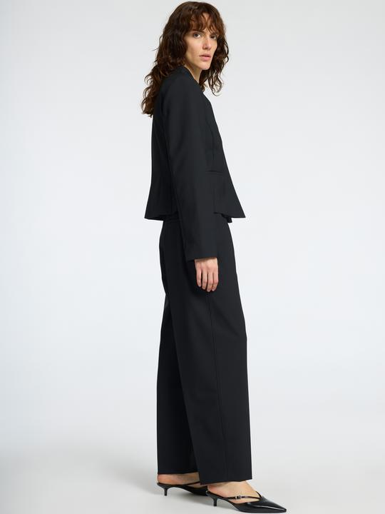Immagine prodotto Selected Femme Pantaloni a vita alta con taglio a botte (36)