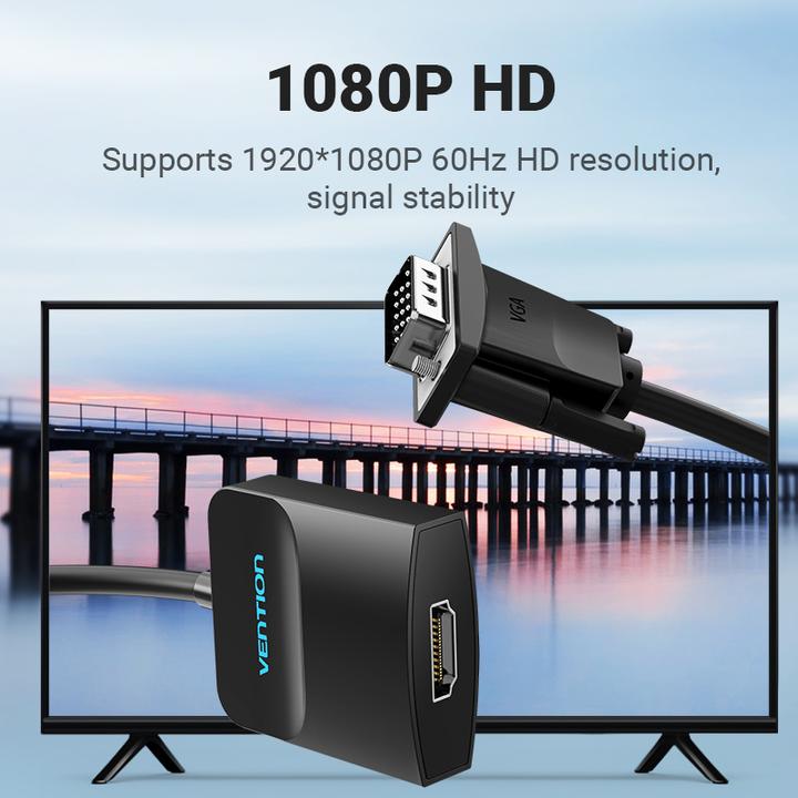 Produktbild Vention VGA zu HDMI Converter Kabel (Klinkenadapter)