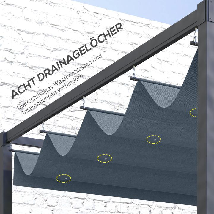 Produktbild Outsunny Ersatzdach für 3 x 2,15 m Gartenpavillons (286 cm, 245 cm)