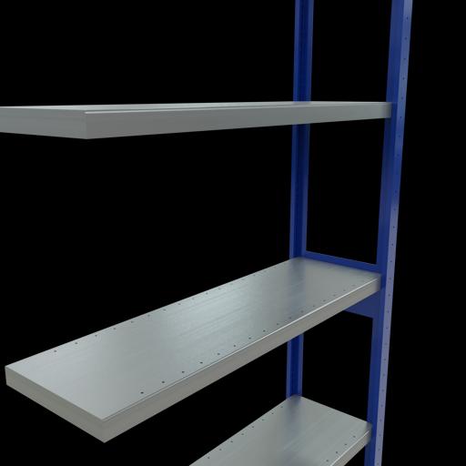 Produktbild Schulte Lagertechnik Stecksystem Anbauregal MULTIplus250 mit Längenriegel