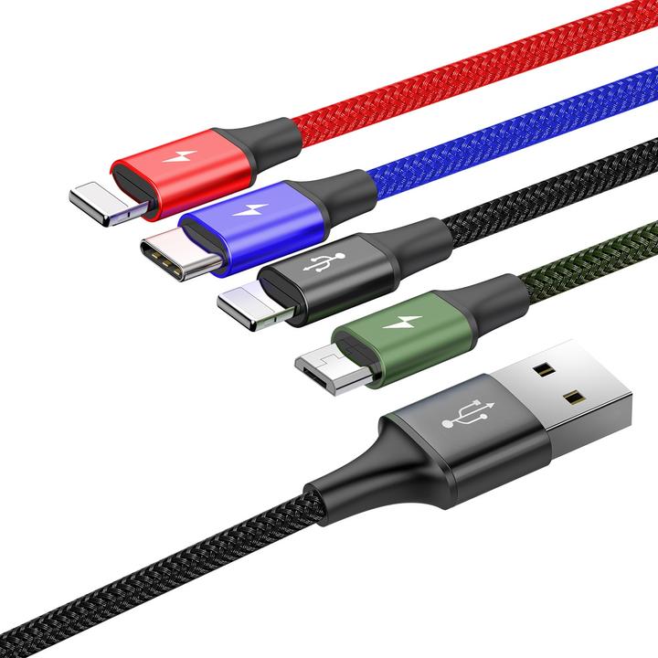 Image du produit Baseus 4en1 (1.20 m, USB 2.0)