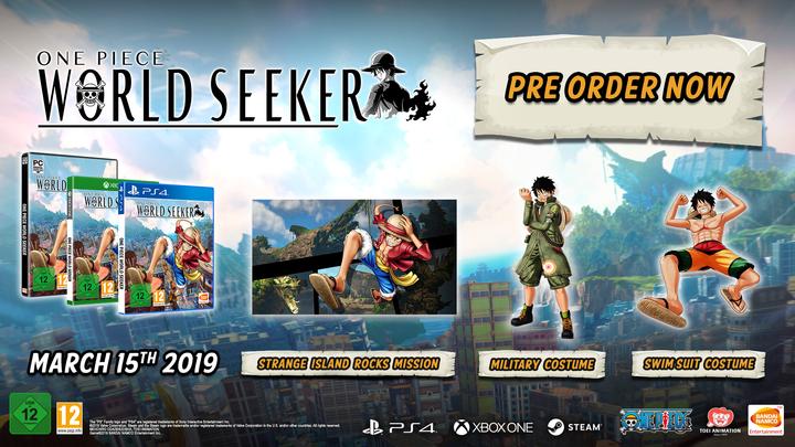 Image du produit Bandai Namco ONE PIECE Chercheur de monde (PS4, EN)