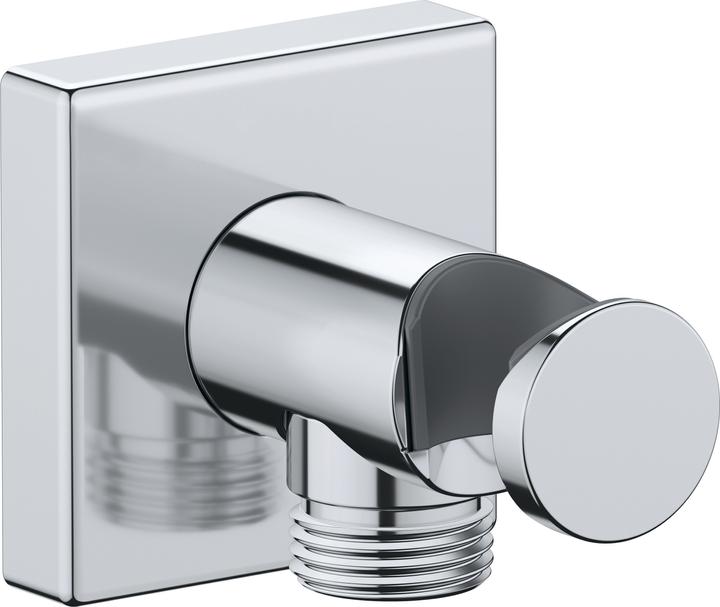 Immagine prodotto Duravit Raccordo a muro a gomito angolare, con supporto doccia cromo