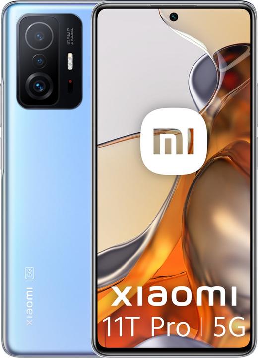 Image du produit Xiaomi 11T Pro (256 Go, Bleu Céleste, 6.67", Double SIM, 108 Mpx, 5G)