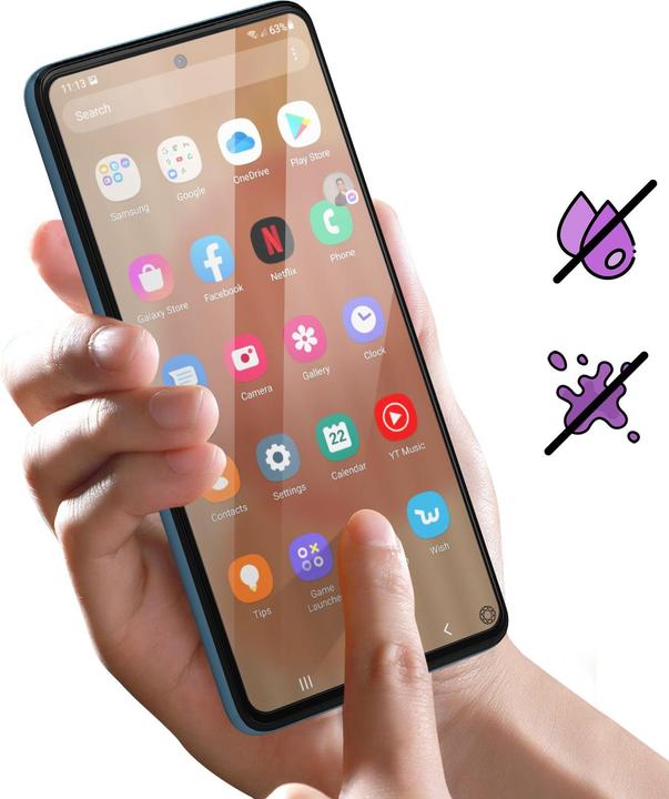 Produktbild Bigben Connected Displayschutz aus Glas (1 Stück, Samsung Galaxy A72)