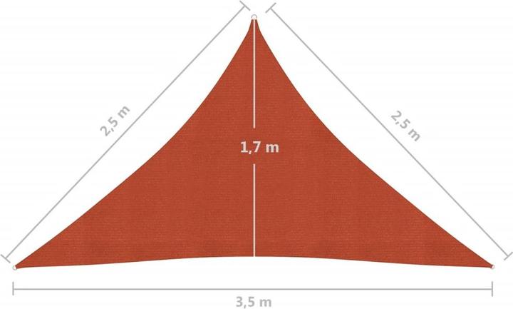 Produktbild VidaXL Sonnensegel (250 x 250 x 350 cm)