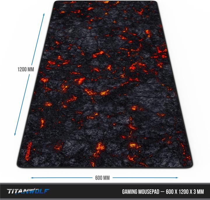 Actual product image Titanwolf Gaming Mauspad (3XL)