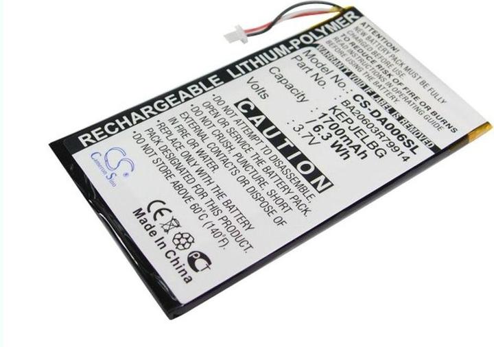 Actual product image NoName Battery for Creative Zen Vision M etc (1 pcs., Device specific)