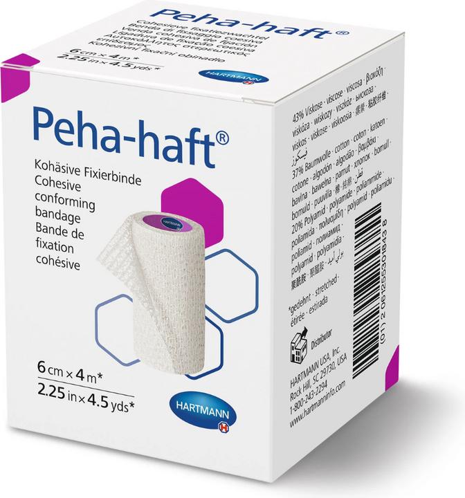 Produktbild Hartmann Peha-haft Latexfrei Fixierbinde 10 cm x 4 m, 1 St. Packung