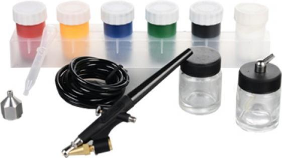 Image du produit IHP Kit compresseur Airbrush MAUK avec peintures et accessoires