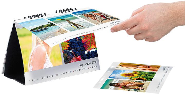 Immagine prodotto Your Design Set calendario da tavolo A5 orizzontale 260g/m² incl. software (A5, Copertina morbida, Tedesco)