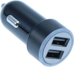 Produktbild MediaRange MRMA103-02 - Auto - Zigarettenanzünder - 5 V - Schwarz - Silber