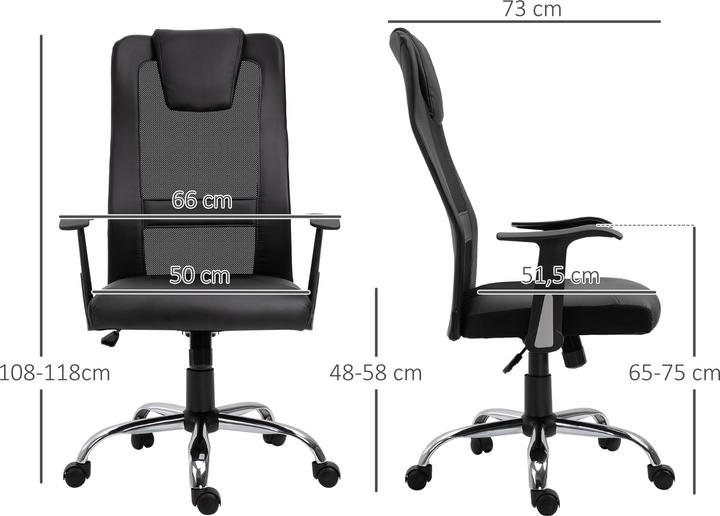 Produktbild Vinsetto Bürostuhl ergonomisch