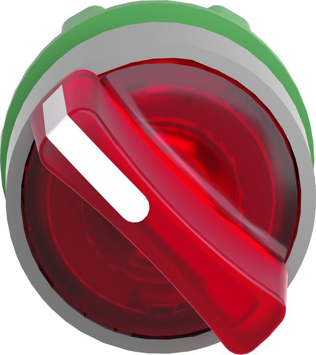 Actual product image Schneider Electric Illuminated selector switch, front, plastic, ZB5AK1243C0