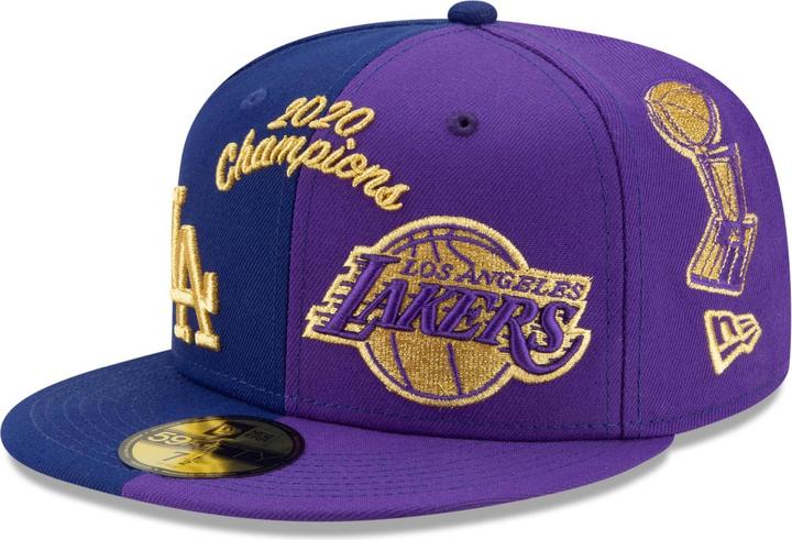 New Era 59Fifty Cap - CHAMPS 2020 LA Lakers & Dodgers 7 3/8 (7 3/8)