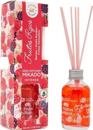 Produktbild La Casa de los Aromas Mikado Intense patyczki zapachowe Czerwone Owoce 100ml (Puder, 100 ml)