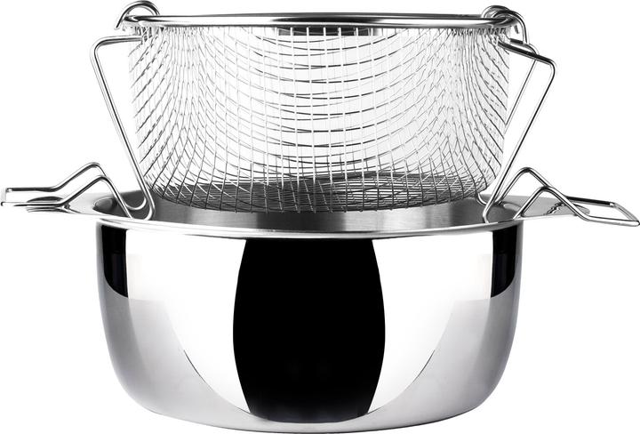 Immagine prodotto Ibili Padella con coperchio 20 cm Ideale per friggere a basso contenuto di grassi, adatta anche ai piani