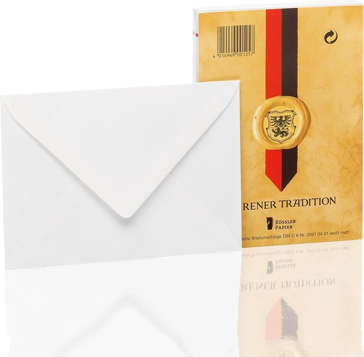 Actual product image Rössler Envelope C6 25 pieces multicoloured (C6, 25 x)