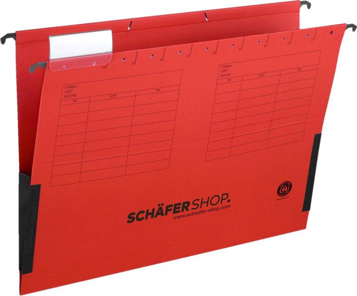 Actual product image Schäfer Shop Hanging bags,for formats up to DIN A4, cardboard, 25 pcs. (A4, 25 x)