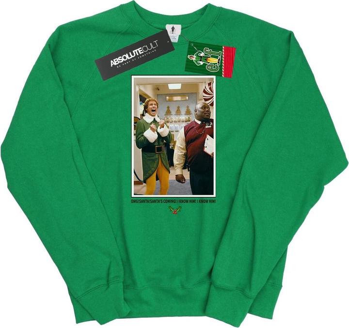 Elf OMG Santa Photo Sweatshirt (M)