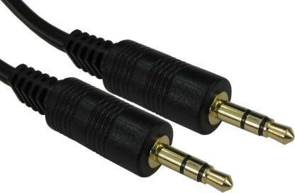 Image du produit Rs Pro Câble auxiliaire, prise stéréo 3,5 mm / prise stéréo 3,5 mm L. 2m noir (2 m)