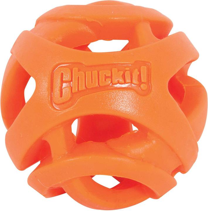 Actual product image Chuckit! CHUCKIT BREATHE RIGHT Ball fetch Openwork 7 5 cm diameter size L Orange (Dog chew toy)