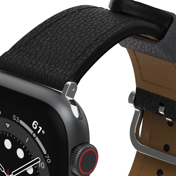 Actual product image OtterBox Symmetry Cactus Leather Watch Band for Apple Watch 9/8/7 45mm (44 mm, 45 mm, 42 mm, Vegan Leather)