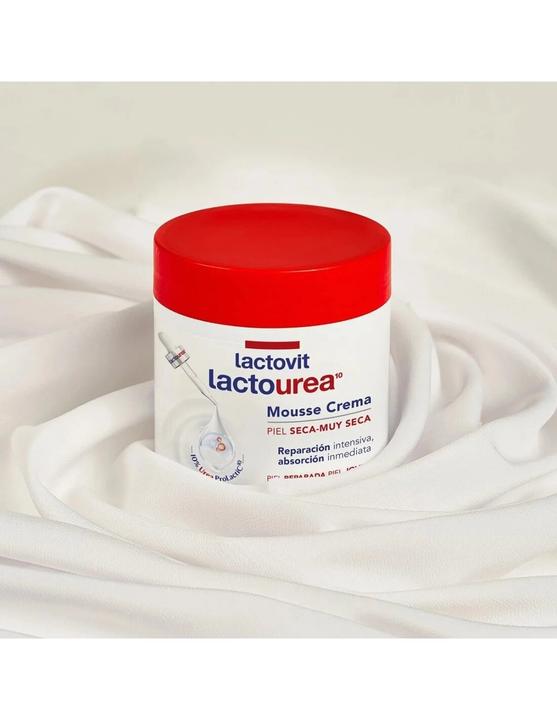 Actual product image Lactovit LactoUrea Regenerating Mousse Cream (Body cream, 400 ml)