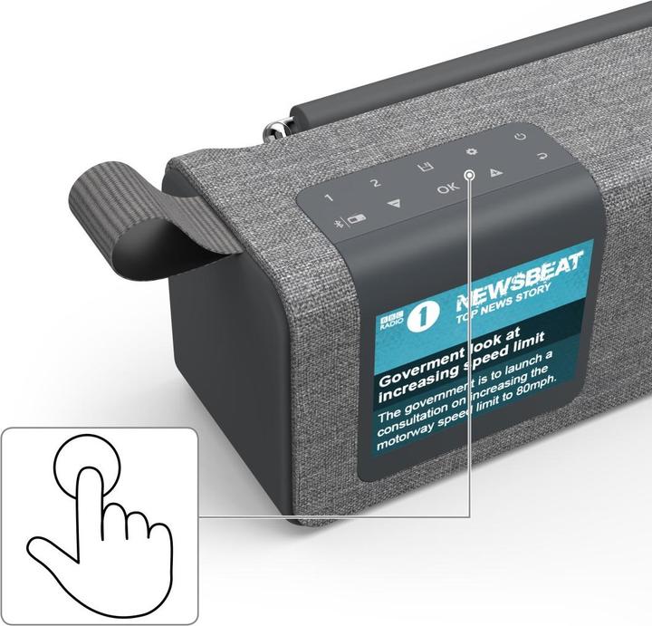 Actual product image Hama DR200BT (FM, DAB+, Bluetooth)