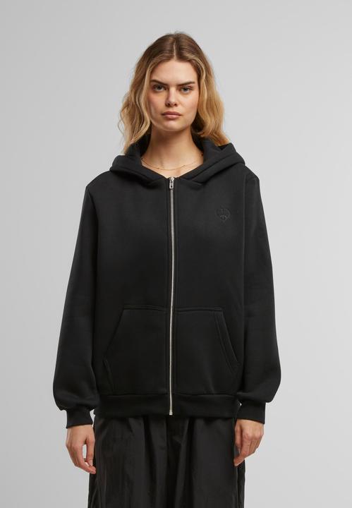 Actual product image Miss Tee Peace Sign EMB Fluffy Zip Hoody - 188493 (S)