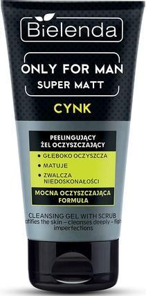 Bielenda Only For Men Super Mat Peeling Cleansing Gel 150Ml (Gel, 150 ml)
