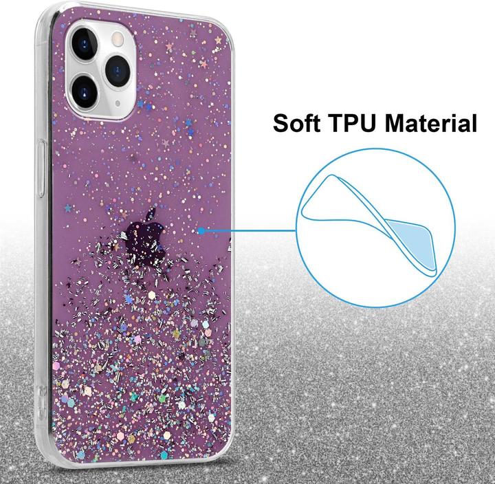 Image du produit Cadorabo Couverture TPU paillettes scintillantes (Apple iPhone 11)