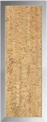 Actual product image Bi-Office Design cork board, 600 x 200 mm, silver (Bulletin board, 60 x 20 cm)