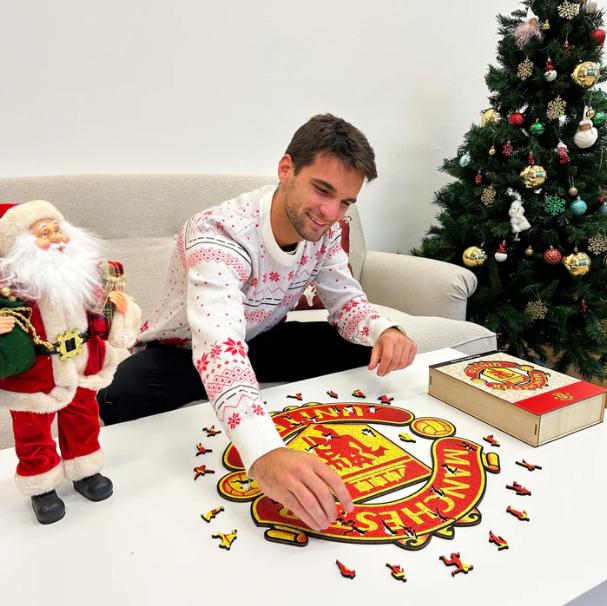 Produktbild Iconic FC Manchester United - Logo - Holz Puzzle Grösse M (270 Teile) (270 Teile)